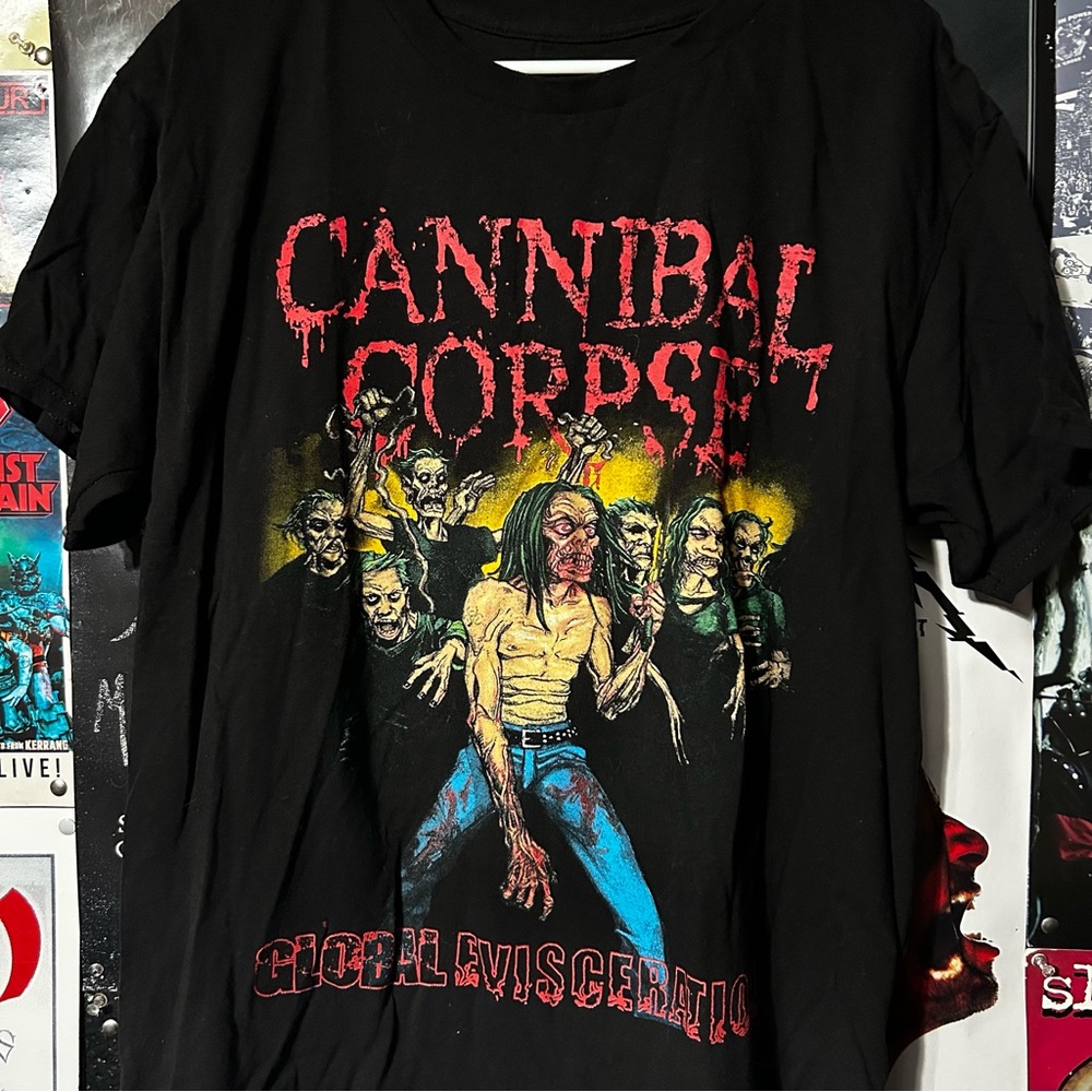 Cannibal Corpse Global Evisceration Death Metal Graphic T Shirt